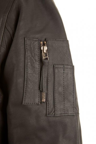 Woodland Aviator Leather jacket Brown - Jackor - Stora jackor - 2XL-12XL