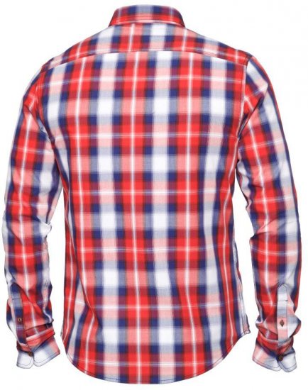 Mish Mash Transit Red - Skjortor - Stora skjortor - 2XL-8XL