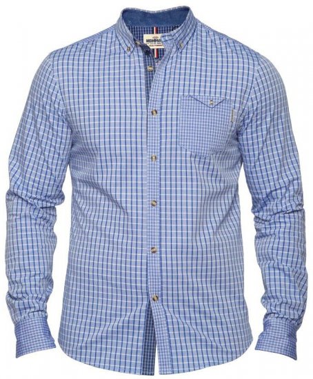Mish Mash Radical Blue - Skjortor - Stora skjortor - 2XL-8XL