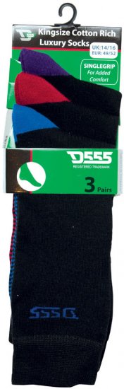 D555 Paulo Socks 3-pack - Underkläder & Badkläder - Stora underkläder - 2XL-8XL