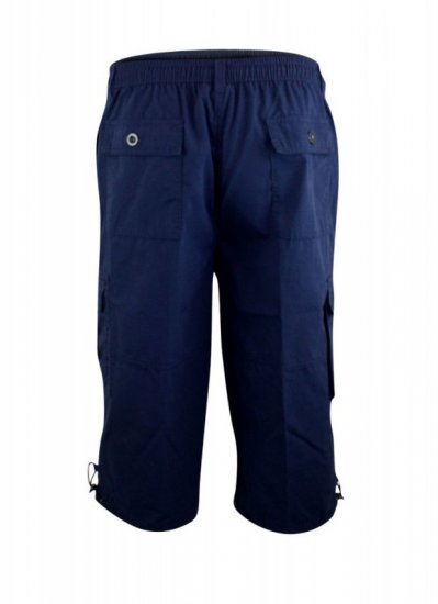 D555 Mason Cargo Shorts Navy - Shorts - Stora shorts W40-W60