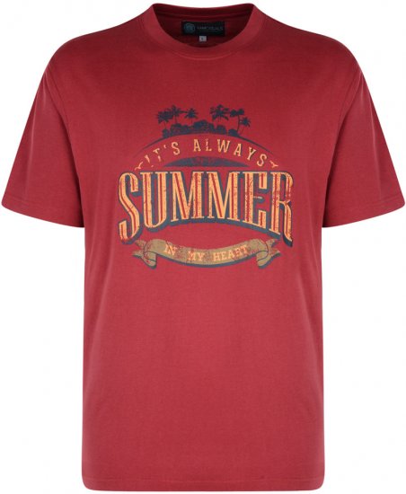 Kam Jeans Summer Beach 2-pack T-shirt - T-shirts - Stora T-shirts - 2XL-14XL