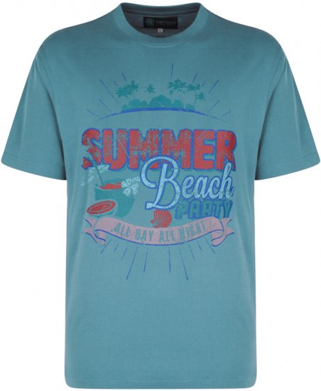 Kam Jeans Summer Beach 2-pack T-shirt - T-shirts - Stora T-shirts - 2XL-14XL