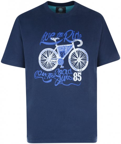 Kam Jeans Cycle T-shirt - T-shirts - Stora T-shirts - 2XL-14XL