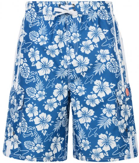 Kam Jeans Floral Swim Short - Underkläder & Badkläder - Stora underkläder - 2XL-8XL