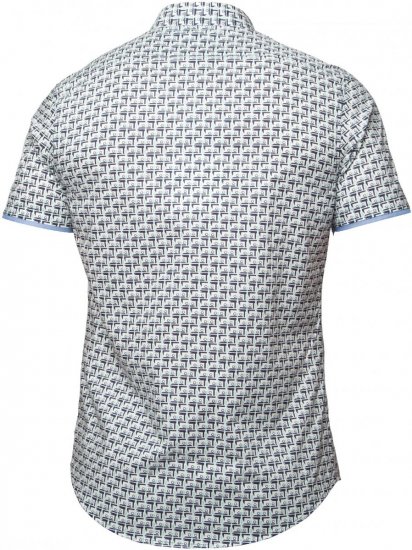 Mish Mash Tadley Mint-Navy - Skjortor - Stora skjortor - 2XL-8XL
