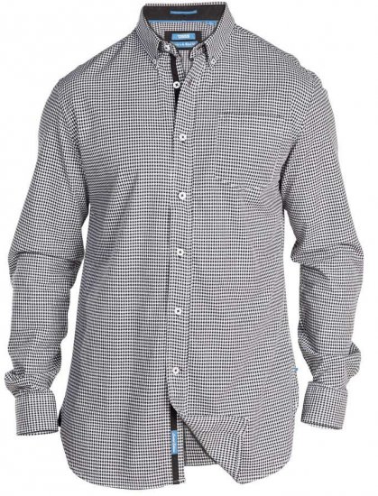 D555 Garret Shirt With Contrast Details - Skjortor - Stora skjortor - 2XL-8XL