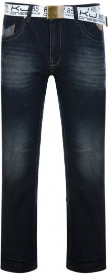 Kam Jeans Hugo-Belted Fashion Jeans - Jeans & Byxor - Stora Jeans och Stora Byxor