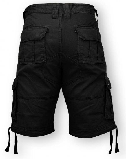 D555 Jarrod Cargo Short Black - Shorts - Stora shorts W40-W60