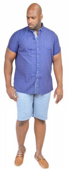 D555 ARNOLD Short Sleeve Shirt - Skjortor - Stora skjortor - 2XL-8XL