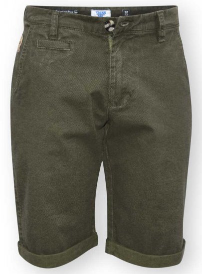 D555 Bruce Chino Short Khaki - Shorts - Stora shorts W40-W60