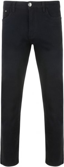 Kam Jeans Alba 5-pocket Stretch Chinos Black TALL SIZES - HERRKLÄDER MT-6XLT - Kläder för långa män
