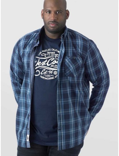 D555 Smith Shirt & T-shirt Combo - Skjortor - Stora skjortor - 2XL-8XL