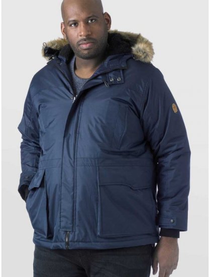 D555 Lovett Parka Navy - Jackor - Stora jackor - 2XL-12XL