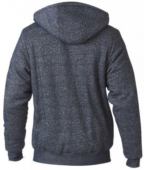 D555 Hulk Fur Lined Zipper Hood Navy - Tröjor & hoodies - Stora hoodies & tröjor - 2XL-14XL