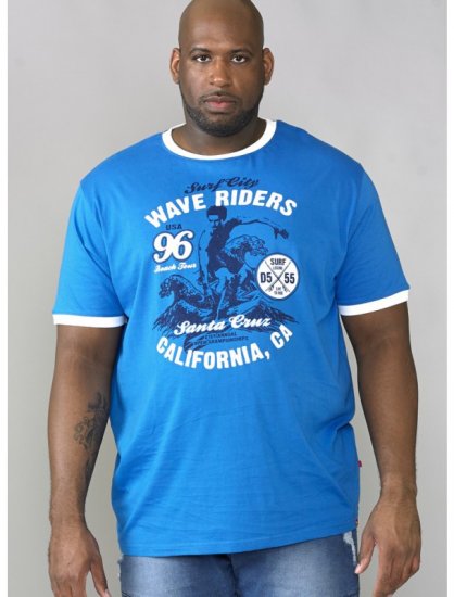 D555 Balder T-shirt Royal Blue - T-shirts - Stora T-shirts - 2XL-14XL