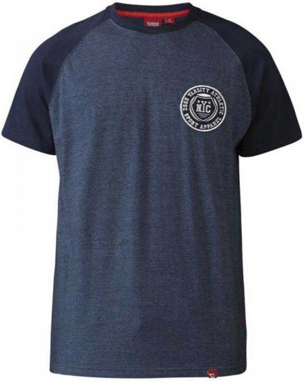 D555 Spencer T-shirt Navy - T-shirts - Stora T-shirts - 2XL-14XL
