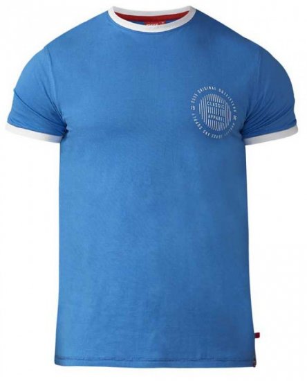 D555 Otis T-shirt Blue - T-shirts - Stora T-shirts - 2XL-14XL