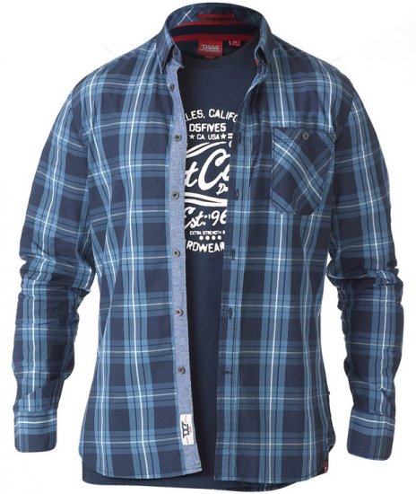 D555 Smith Shirt & T-shirt Combo - Skjortor - Stora skjortor - 2XL-8XL
