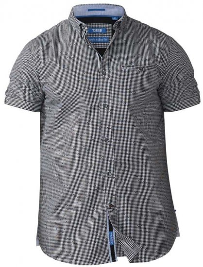 D555 Skyler Short Sleeve Shirt - Skjortor - Stora skjortor - 2XL-8XL