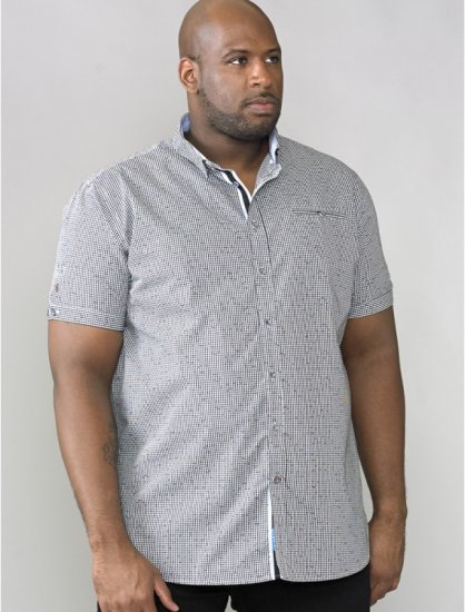D555 Skyler Short Sleeve Shirt - Skjortor - Stora skjortor - 2XL-8XL