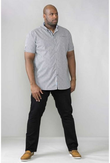 D555 Skyler Short Sleeve Shirt - Skjortor - Stora skjortor - 2XL-8XL