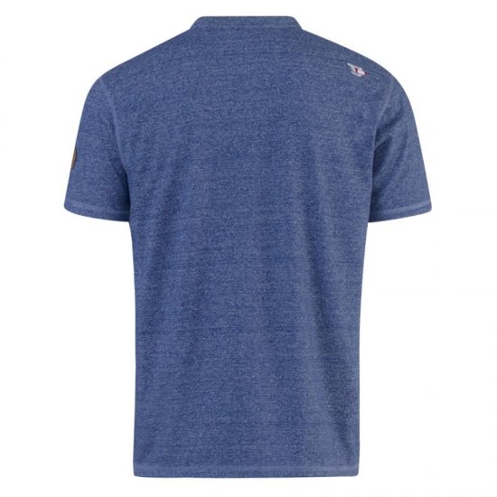 D555 Daniel Grandad T-shirt Denim - T-shirts - Stora T-shirts - 2XL-14XL