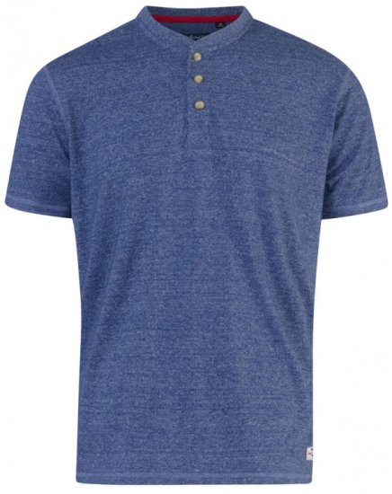 D555 Daniel Grandad T-shirt Denim - T-shirts - Stora T-shirts - 2XL-14XL