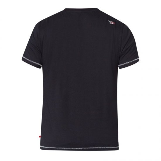 D555 Murray T-shirt Black - T-shirts - Stora T-shirts - 2XL-14XL