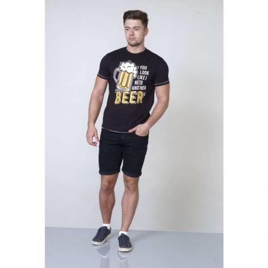D555 Murray T-shirt Black - T-shirts - Stora T-shirts - 2XL-14XL