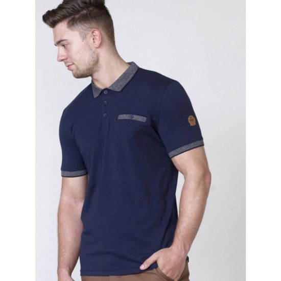 D555 Walker Polo Navy - Pikétröjor - Stora pikétröjor - 2XL-8XL