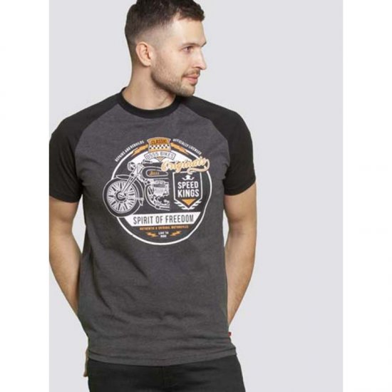D555 Dallas T-shirt Charcoal - T-shirts - Stora T-shirts - 2XL-14XL