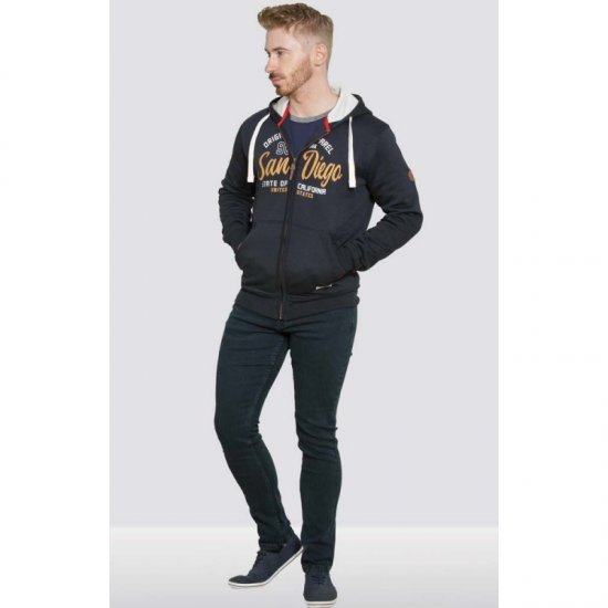 D555 Stockton Hoodie Navy - Tröjor & hoodies - Stora hoodies & tröjor - 2XL-14XL