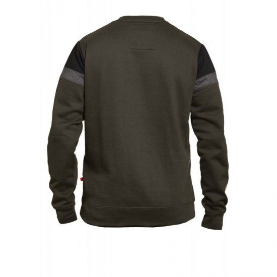 D555 Clermont Sweatshirt Khaki - Tröjor & hoodies - Stora hoodies & tröjor - 2XL-14XL