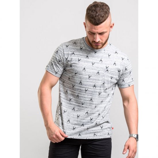 D555 Dario T-shirt Grey - T-shirts - Stora T-shirts - 2XL-14XL