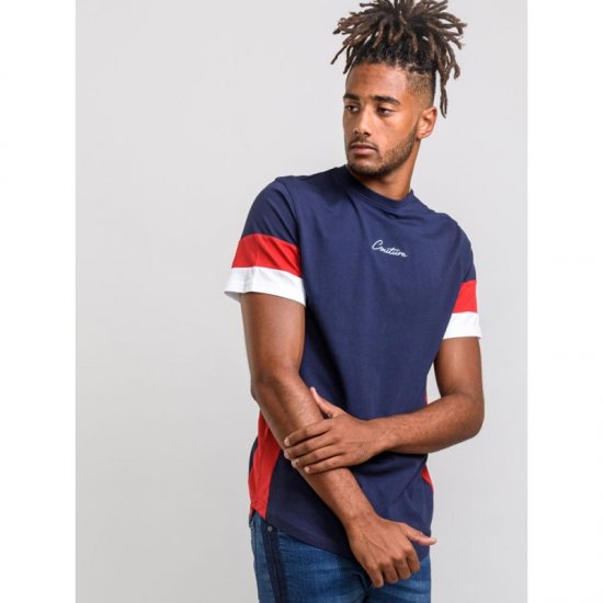 D555 Baker T-shirt Navy - T-shirts - Stora T-shirts - 2XL-14XL