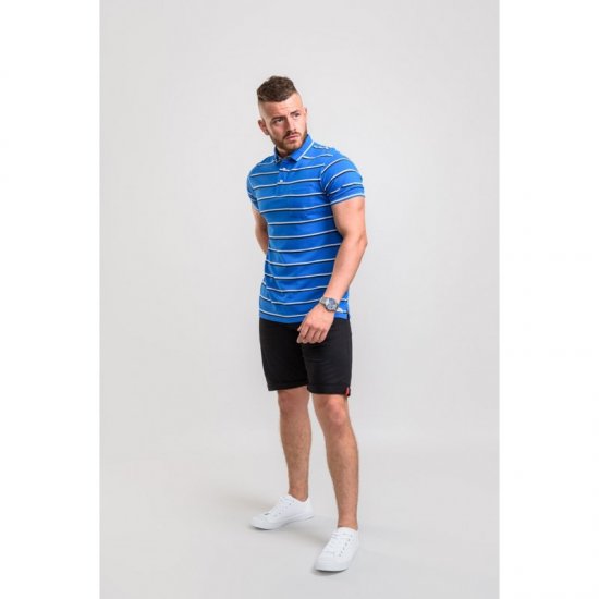 D555 Holmes Polo Blue - Pikétröjor - Stora pikétröjor - 2XL-8XL