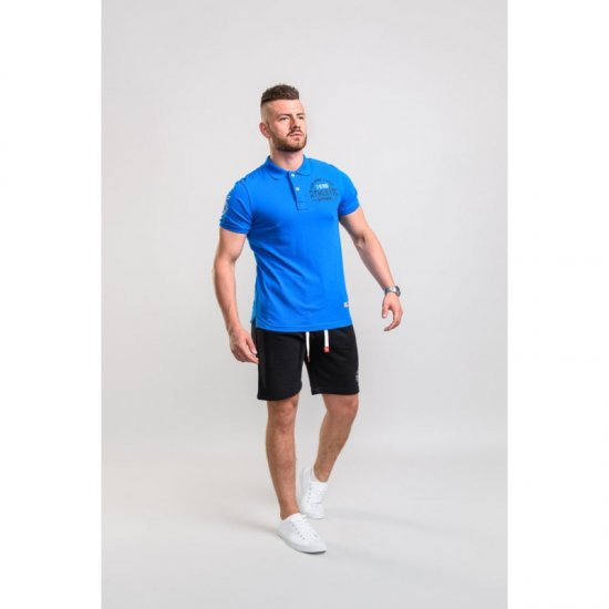D555 Parker Polo Blue - Pikétröjor - Stora pikétröjor - 2XL-8XL