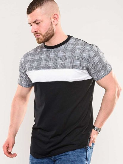 D555 Vista Couture Cut And Sew Curved Hem T-Shirt - T-shirts - Stora T-shirts - 2XL-14XL