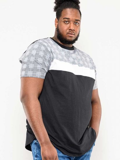 D555 Vista Couture Cut And Sew Curved Hem T-Shirt - T-shirts - Stora T-shirts - 2XL-14XL