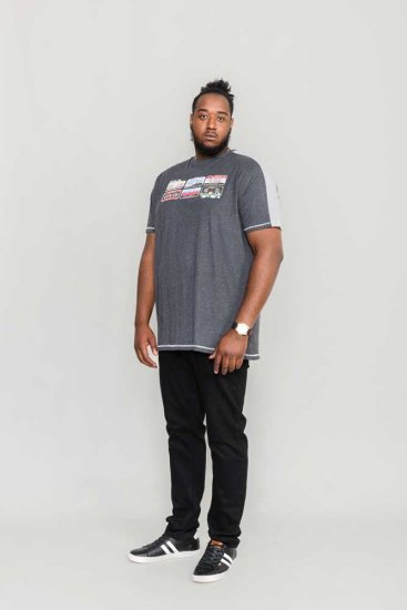 D555 SOHO American Number Plate T-Shirt - T-shirts - Stora T-shirts - 2XL-14XL