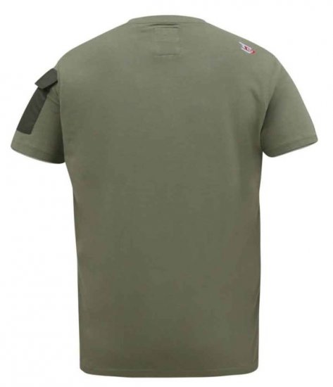 D555 Yarwell Printed T-Shirt With Sleeve Pocket - T-shirts - Stora T-shirts - 2XL-14XL