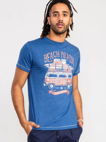 D555 Tavistock Official VW Surf'S Up Printed T-Shirt - T-shirts - Stora T-shirts - 2XL-14XL