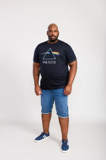 D555 Eclipse Official Pink Floyd Printed Crew Neck T-Shirt - T-shirts - Stora T-shirts - 2XL-14XL
