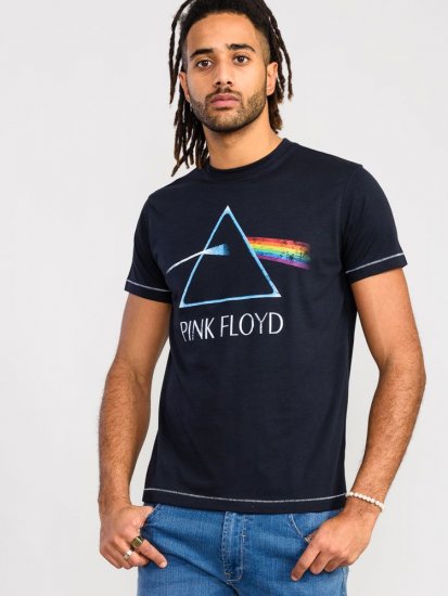 D555 Eclipse Official Pink Floyd Printed Crew Neck T-Shirt - T-shirts - Stora T-shirts - 2XL-14XL