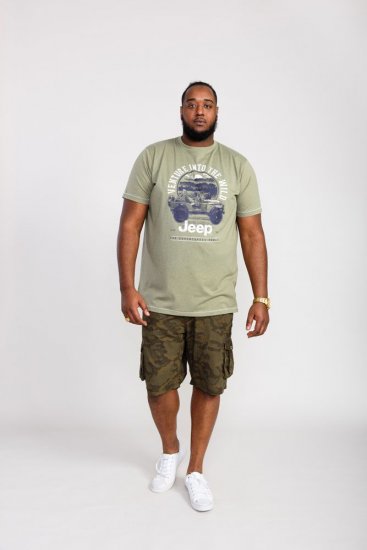 D555 Hibbert Official Jeep Printed T-Shirt - T-shirts - Stora T-shirts - 2XL-14XL