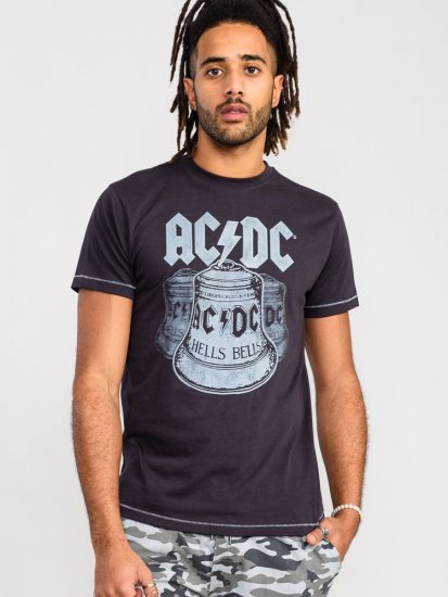 D555 Highway Official AC/DC Hells Bells Printed T- Shirt - T-shirts - Stora T-shirts - 2XL-14XL