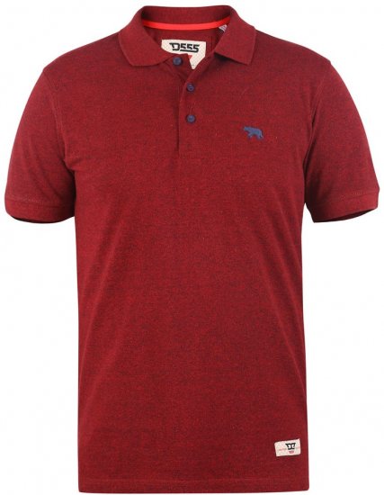 D555 WINCHESTER Red Polo Shirt - Pikétröjor - Stora pikétröjor - 2XL-8XL