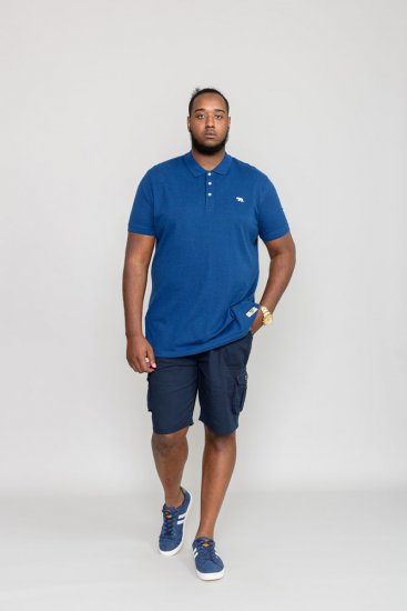 D555 WINCHESTER Blue Polo Shirt - Pikétröjor - Stora pikétröjor - 2XL-8XL