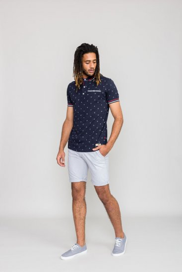 D555 SWINDON Print Polo Shirt - Pikétröjor - Stora pikétröjor - 2XL-8XL